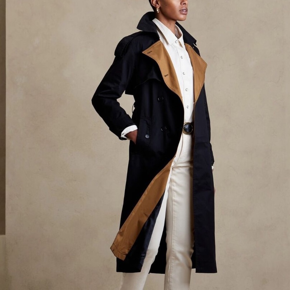 Women’s Petite Banana Republic Trench Coat